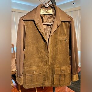 Vintage Paris Lilli Ann San Francisco Brown Jacket Size Small